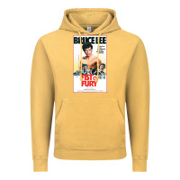 Vintage Mustard fist of fury by bruce Vintage Hoodie - linhVisuals