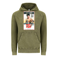 Vintage Olive fist of fury by bruce Vintage Hoodie - linhVisuals
