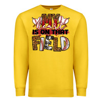 Lemon my heart is on that field baseball Premium Sweatshirt - RanaPortraitStore