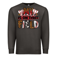 Smoke my heart is on that field baseball Premium Sweatshirt - RanaPortraitStore