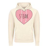Vintage Artic i heart steak Vintage Hoodie - linhVisuals