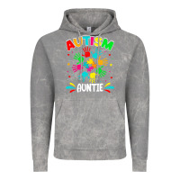 Cloud Rock autistic auntie puzzle support family autism awareness sweatshirt Vintage Hoodie - linhVisuals