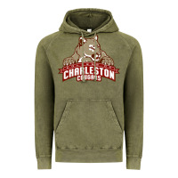 Vintage Olive charleston cougars Vintage Hoodie - linhVisuals