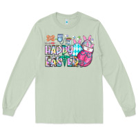 Matcha happy easter nurse Long Sleeve Tee - CowhideDigitalArt