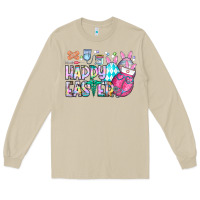 Mushroom happy easter nurse Long Sleeve Tee - CowhideDigitalArt
