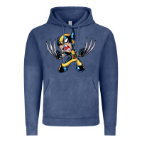 Vintage Denim wolverine Vintage Hoodie - linhVisuals