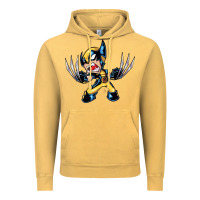 Vintage Mustard wolverine Vintage Hoodie - linhVisuals