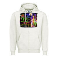 Bad Witch Vibes Zipper Hoodie | Teevron