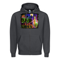 Smoke bad witch vibes Zipper Hoodie - JahusDesignShop
