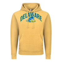 Vintage Mustard delaware blue hens Vintage Hoodie - linhVisuals