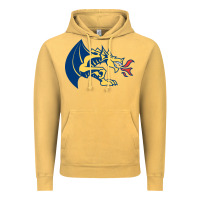 Vintage Mustard drexel dragons Vintage Hoodie - linhVisuals