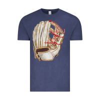 Vintage Denim Catchers Mitt Fa Element Vintage Tee - FaDigitalArtStudio
