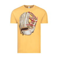 Vintage Mustard Catchers Mitt Fa Element Vintage Tee - FaDigitalArtStudio