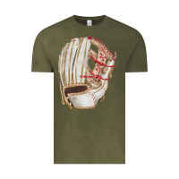 Vintage Olive Catchers Mitt Fa Element Vintage Tee - FaDigitalArtStudio