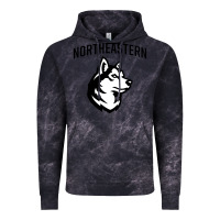 Cloud Black northeastern huskies Vintage Hoodie - linhVisuals
