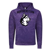 Cloud Purple northeastern huskies Vintage Hoodie - linhVisuals