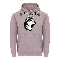 Vintage Zinc northeastern huskies Vintage Hoodie - linhVisuals
