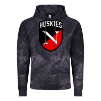 Cloud Black northeastern huskies Vintage Hoodie - linhVisuals