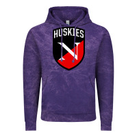 Cloud Purple northeastern huskies Vintage Hoodie - linhVisuals