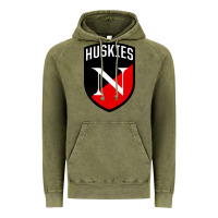 Vintage Olive northeastern huskies Vintage Hoodie - linhVisuals