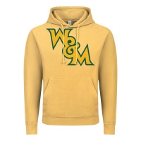 Vintage Mustard william & mary tribe Vintage Hoodie - linhVisuals