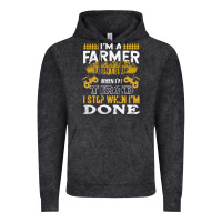 Vintage Black farmer Vintage Hoodie - linhVisuals
