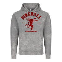 Cloud Rock vintag fireball   whisky Vintage Hoodie - linhVisuals