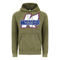Vintage Olive Kalamazoo ice hockey Vintage Hoodie - linhVisuals
