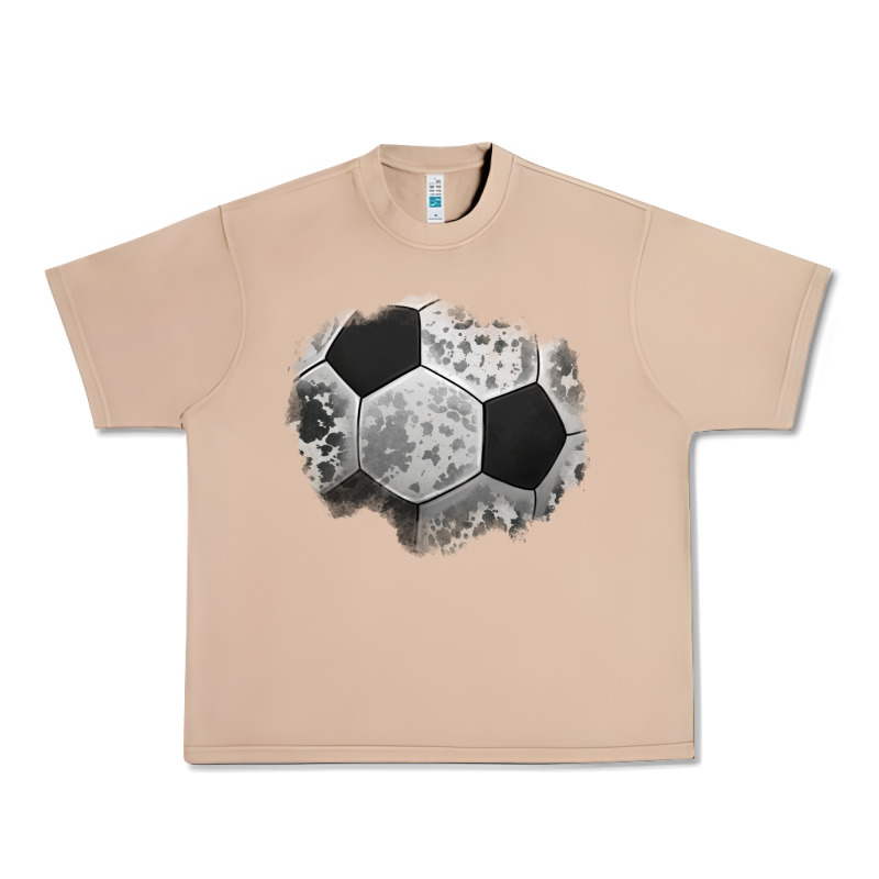 Cowhide Soccer Patch Urban Heavy Tee by Jasminsmagicworld | Teevron