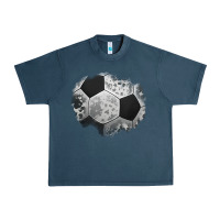 Midnight Navy cowhide soccer patch Urban Heavy Tee - Jasminsmagicworld