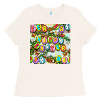 Bone Happy Easter Seamless Pattern Ladies Tee - BundleAndBundleShop