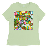 Matcha Happy Easter Seamless Pattern Ladies Tee - BundleAndBundleShop