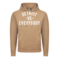 Vintage Coffee det roit vs everybody Vintage Hoodie - linhVisuals