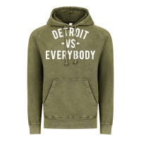 Vintage Olive det roit vs everybody Vintage Hoodie - linhVisuals