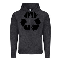 Vintage Black Recycle Vintage Hoodie - linhVisuals