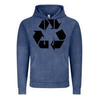 Vintage Denim Recycle Vintage Hoodie - linhVisuals