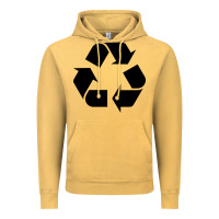 Vintage Mustard Recycle Vintage Hoodie - linhVisuals