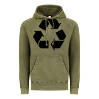 Vintage Olive Recycle Vintage Hoodie - linhVisuals