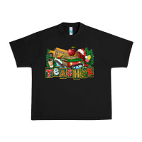 Black Christmas Teacher Urban Heavy Tee - FaDigitalArtStudio