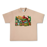 Burro Christmas Teacher Urban Heavy Tee - FaDigitalArtStudio