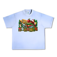 Grape Ice Christmas Teacher Urban Heavy Tee - FaDigitalArtStudio