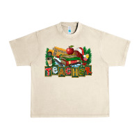Sandshell Christmas Teacher Urban Heavy Tee - FaDigitalArtStudio