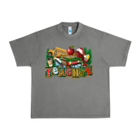 Tornado Christmas Teacher Urban Heavy Tee - FaDigitalArtStudio