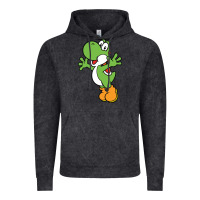 Vintage Black yoshi Vintage Hoodie - linhVisuals