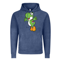 Vintage Denim yoshi Vintage Hoodie - linhVisuals