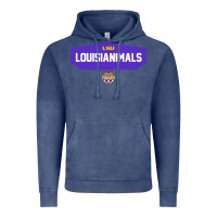 Vintage Denim LSU Louisianimals Vintage Hoodie - linhVisuals