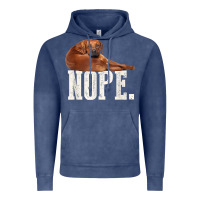 Vintage Denim nope lazy rhodesian ridgeback t shirt dog lover gift tee Vintage Hoodie - linhVisuals