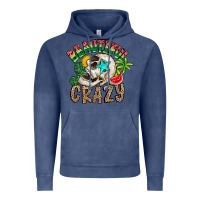 Vintage Denim Beautiful Crazy Summer Vintage Hoodie - CowhideDigitalArt