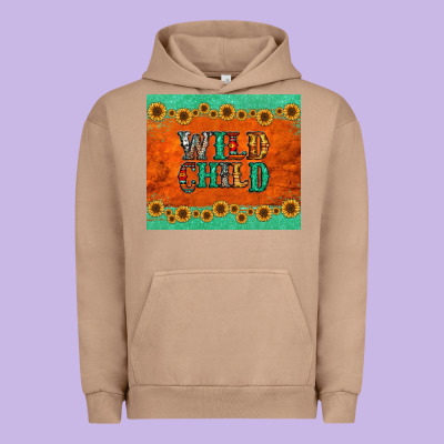 Western Wild Child Urban Hoodie Designed By Jasminsmagicworld
