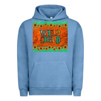 Pigment Pebble Blue western wild child Urban Hoodie - Jasminsmagicworld
